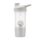 LOCK&LOCK Sports Shaker Cup Independent Storage Box Handy Plastic Cup Fitness Tea Cup Gray (580mL+170mL)