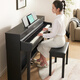 Yamaha (Yamaha) Piano eléctrico CLP835 735 Vertical 88 Key Heavy Childs Adultos Home Professional Piano CLP825 CLP735DW Color de nogal + juego completo de bolsas de regalo