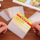 Reiseverkehr transparenter Anti-Magnetische matte DeMagnetisierungsbank-Kartenabdeckung Identitätsschutz Fall Mitgliedskarte Anti-Peeping-Kartenzertifikat 5 Packungen [ID-Kartenschutzfall]