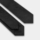 NEWFIONA TIE Men's Black Formal Business Camiseta informal de mano tocando a mano un regalo de moda británico Dando un estilo de cremallera de novio sin golpear flor de anacardo negro [estilo de cremallera de 7 cm]