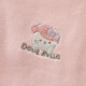 DAVE&BELLA girls' trousers suit autumn new baby boy sports two-piece casual children's jacket children's clothing children's clothing pink ready stock 100 cm (recommended height 90-100cm)