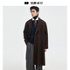 Piaget Zall Fake Two-Piece Full Wool Wool Coat Men's Medium Long Style 2025 Autumn and Winter New P541613 Chocolate Fudge M (170)