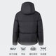 Adidas Men's Winter Style étanche, à l'épreuve du froid, chaud et épuisé à capuche à capuche vers le bas de la veste canard veste de pain JV6187 / 80% canard / 600 moelleux S / 175 / 92A