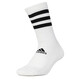 Adidas socks men's socks women's socks sports socks comfortable and breathable fitness training casual socks high-top stockings FH6628 white pair M-3942
