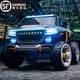 Weibet children's remote control car off-road vehicle parent-child children's electric car four-wheeled adult Hummer baby toy car gray/12V23A Chaowei battery/soft wheel/550 motor