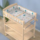 CHENYIBAO LIEU SOWE WOOD TABLE Table de soins pour bébé NOUVELLE-NOURN Multi-fonction baignoire BB Table de massage Coton Mat Protection Blue Bear Mat (pas de table à couches)