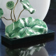 Mr. Nanchu Lotus Edredón pacífico adornos de nuevos adornos de estilo chino Crafts Room Office Ornnnnments Moving Moving Movings Jeje Moyei Peaceful Quilt es de aproximadamente 29*9*27.5cm de largo