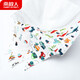 Nanjiren baby saliva towel newborn pure cotton triangle towel baby bib saliva pocket children's absorbent bib 5 pack