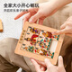 Jingjia Drei Königreiche Digitale Huarong Road Gleitschieber Magnetpuzzle Kinder Neun-Grid-Bausteine Grundschule Schüler Wettbewerbsspielzeug Upgrade-Drei Königreiche Huarong Road (kein magnetisches Modell)