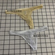 Men's Nude Transparent T-Pants Thin Mesh Sexy Underwear Sexy Temptation Breathable Young Men's T-Pants Skin Color 2XL
