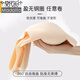 莫代尔中老年内衣女上托聚拢收副乳防下垂冰丝薄款无痕背心式乳胶文胸罩 布朗灰 XL 【建议100-130斤】