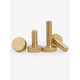 
Ice-energy brass hand-tight screw copper knurled large flat head hand-tight screw large round head hand-tight adjusting screw GB835 M3*4 (head diameter 9 thick 3) (10 pieces)