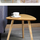 Qinkai table legs round table tripod table legs desk leg bracket solid wood computer table legs elevated coffee table accessories table legs height 71cm (four with accessories straight style