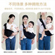 Xin Manyue Baby Baby Baby Baby Out pour contenir un outil magique pour bébé pour les mains libres ceinture nouveau-née Baby Back Back Horzontal Hug Open Shouple Net Strap - Black