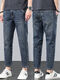 Seven Wolf Jeans Men's Summer Fashion Loose Straight Trousers Men's 2025 New American Retro Nine-point [Quality Selection-A9720] 29