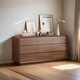 Gabinete lateral de madera sólida Yiyao gabinete de pared integrado nuevo estilo chino moderno simple de apartamento pequeño salón de almacenamiento gabinete de almacenamiento gabinete de almacenamiento ridiculizaciones redondeadas de madera de goma | tablero de pellets de madera sólida | Cofre de gabinetes ensamblados solo