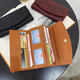 Yupinjia Retro Frauen Brieftasche Langes Modell, große Kapazität, Multi-Karten-Position, einfache und modische Kupplungskartenbeutel-Brieftaschen-Nischendesign, Frauenbrieftasche Long Model [Brown]
