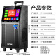 Xianke square dance audio with display screen outdoor karaoke special high-volume karaoke all-in-one machine home ktv audio set mobile song lever with microphone