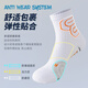 Modal 3 Paar professionelle Sportsocken Herren-Mid-Rohr-Baumwollsocken 7A Antibakterielle Fußballsocken Marathon Rennen Socken Badminton Basketball