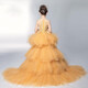 Liangqi Jiahua Girl Dress Girl Childs Wedding Dress Girl Big Child Princess Falda Tailing Little Host Piano Performance Show Tailing [Tailing desmontable] 120 116-125 cm Recomendado 45-55 Jin [Jin iguala 0.5 kg]