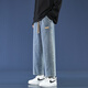 Foss Phil High Street Neun-Cross Jeans Herren Sommer Dünne atmungsaktive amerikanische trendige louale Sport- und Freizeithosen Trendy Marke 718-K830 Retro Blue L [Empfohlen 130-145jin [Jin entspricht 0,5 kg]]