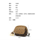 CALWAN KEODH official website bag women's bag spring and summer small bag crossbody bag women's high-end small round bag birthday gift for girlfriend wife [coffee] light luxury fashion contrast printing bag practical and heart-wrenching girl girlfriend