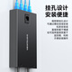 Shengwei fiber terminal box 2-port 4-core single-mode LC full-fitted tail fiber flange desktop optical cable fusion box fiber continuous coupling distribution frame FWBO-144L-S