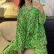 惠奴比灵能睡衣女春秋季款纯棉长袖搞怪小酒窝卡通学生家居服套装 826#双长皱布镜音双子 M