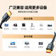Shanze HDMI cable version 2.0 4K digital high-definition cable 3D video cable 1 meter 18Gbps projector computer TV set-top box data connection cable 10SH8