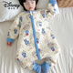 Disney pure cotton boys and girls onesie sleeping bag autumn and winter pajamas baby thickened baby anti-kick quilt warm home clothes pink bunny 130
