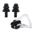 Chaosihui swimming nose clip waterproof and non-slip nose plugs for children and adults unisex silicone nose clip swimming earplugs nose clip bag 5 random colors
