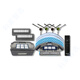 Подходит для оригинальных аксессуаров Ecovacs Sweeper DW700 Miaomiao DW701 xiaorui боковая щетка rag Dust Dust Box Carder зарядное устройство * 1