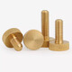 
Ice-energy brass hand-tight screw copper knurled large flat head hand-tight screw large round head hand-tight adjusting screw GB835 M3*4 (head diameter 9 thick 3) (10 pieces)