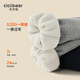 Qiqi Xiong one-piece alpaca boys' velvet thickened pants children's sports pants autumn and winter style baby boy's sweatpants