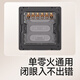 Odoran smart switch panel voice control supports Xiao Ai's control of dual control single zero fire and has been connected to Mijia APP Second Open Phantom Gray Universal Edition