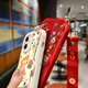 
WAIDM is suitable for vivoy35 mobile phone case for women vivo y35m mobile phone case soft silicone y35m + protective case anti-fall full cover wristband bracket new shell shell with lanyard crossbody [anti-fall cover red leather] HH1365 vivo Y35