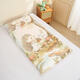 Category A children's cotton sleeping bag for older children, anti-kicking quilt artifact, removable quilt core, student quilt, pure cotton thickened, Hedgehog Rabbit 75*150cm autumn and winter style (quilt cover + soybean thick liner)