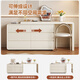 
Pashaman dressing table chest of cabinets in one cream style bedroom new small apartment telescopic corner with makeup mirror makeup table 6241Y makeup chair (6218Y)