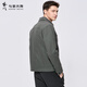 Baile con la chaqueta de lana de solapa de lobo [Down Liner] para hombres 2025 Otoño e invierno Nuevo chaqueta para hombres calientes 1015 Green-Green 211 m (170)