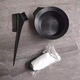 Herramienta de colorante para el cabello para el chal para el chal para el chal casero tinte para el cabello peine peinado de cabello suave orejeros para el cabello suministros profesionales de tintura de cabello - 8 piezas/set