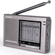 Desheng R-9710 Conversión de frecuencia secundaria Alta sensibilidad de alta sensibilidad Tipo de puntero de radio estéreo Tipo de operación simple para personas mayores Brown Standard