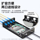 Shengwei fiber terminal box 2-port 4-core single-mode LC full-fitted tail fiber flange desktop optical cable fusion box fiber continuous coupling distribution frame FWBO-144L-S