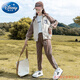 Disney Girls Autumn Anzug Set 2025 Neues koreanisches Stil Mode Kinder Herbst Sportswear Internet Promi Baseballanzug Zweiteiler Set BQ1391 Pink 110 cm