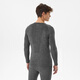 MiLLET wool ski quick drying clothes for men Drynamic seamless warm and sweat-resistant underwear MIV9917 7085-Charcoal Ash-bottom (MIV9926) M(S optional)