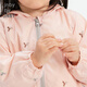 jnby by JNBY [Jiangnan Buddies Baby] Autumn hooded jacket jacket thin and comfortable boys and girls baby YN8910510 690 Mixed powder 80 cm