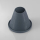 A beautiful sewer pipe plug PVC pipe sewer plug cover floor drain plug solid sealing ring basin pipe plug suitable for 45-75mm hole gray plug