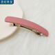 DING FEI Korean style frosted one-word spring clip simple large hairpin back head clip hair accessories clip solid color hairpin top clip brown one-word spring clip A25-302