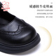Fuluo Mi Children's Genuine Leather Shoes Spring and Autumn Primary School Students Leather Performance Shoes Campus Performance Soft Sole Shoes Black 33