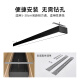 SUPER BRILLOR LED LA LIGA LIGHT OFICINA Oficina de aluminio Light 4/5/7/8/10 CM REJILLA DE LA REGLACIÓN Luz de techo Negro 120304.5cm-112W Modelo de alto contenido