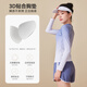 Li ni ning (li-ning) maillot de bain pantalon boxeur divisé pour femmes à manches longues protection solaire conservat